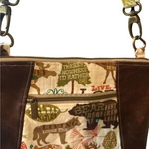 Woodland Lodge, Crossbody purse 12 x 8